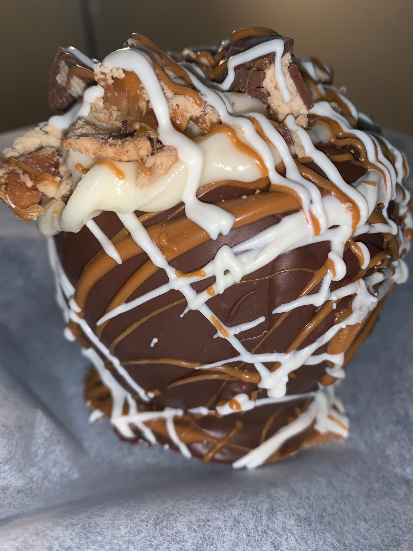 Salted Caramel Snickers Apple